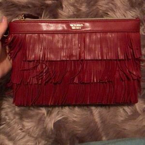 Victoria’s Secret red clutch hand bag
